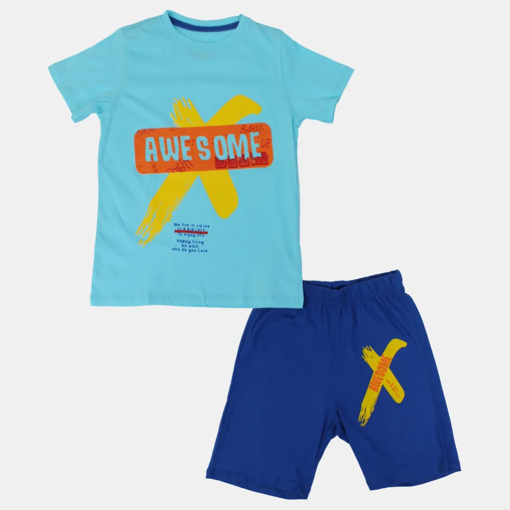Baumwoll-Pyjama-Set für Jungen mit tollen Design