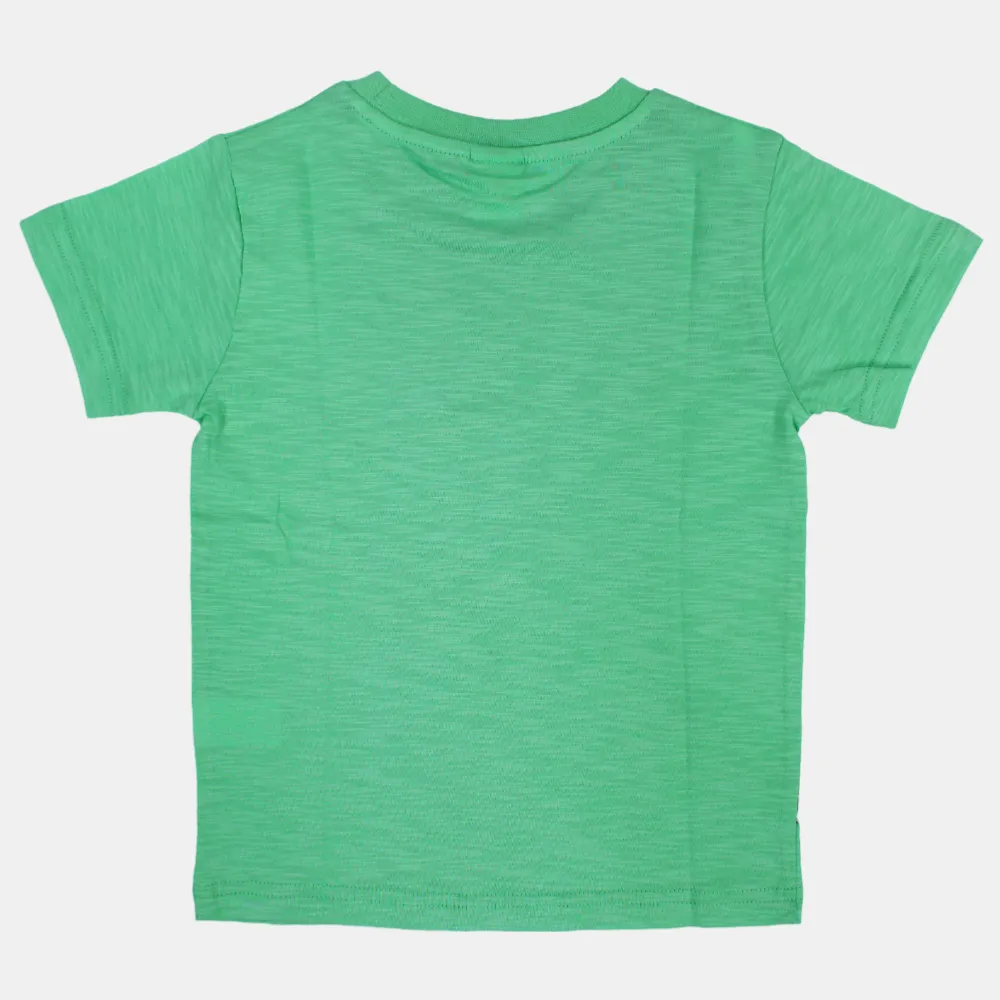 Jungen Baumwoll T-Shirt mit kurzen Ärmeln und Autodesign