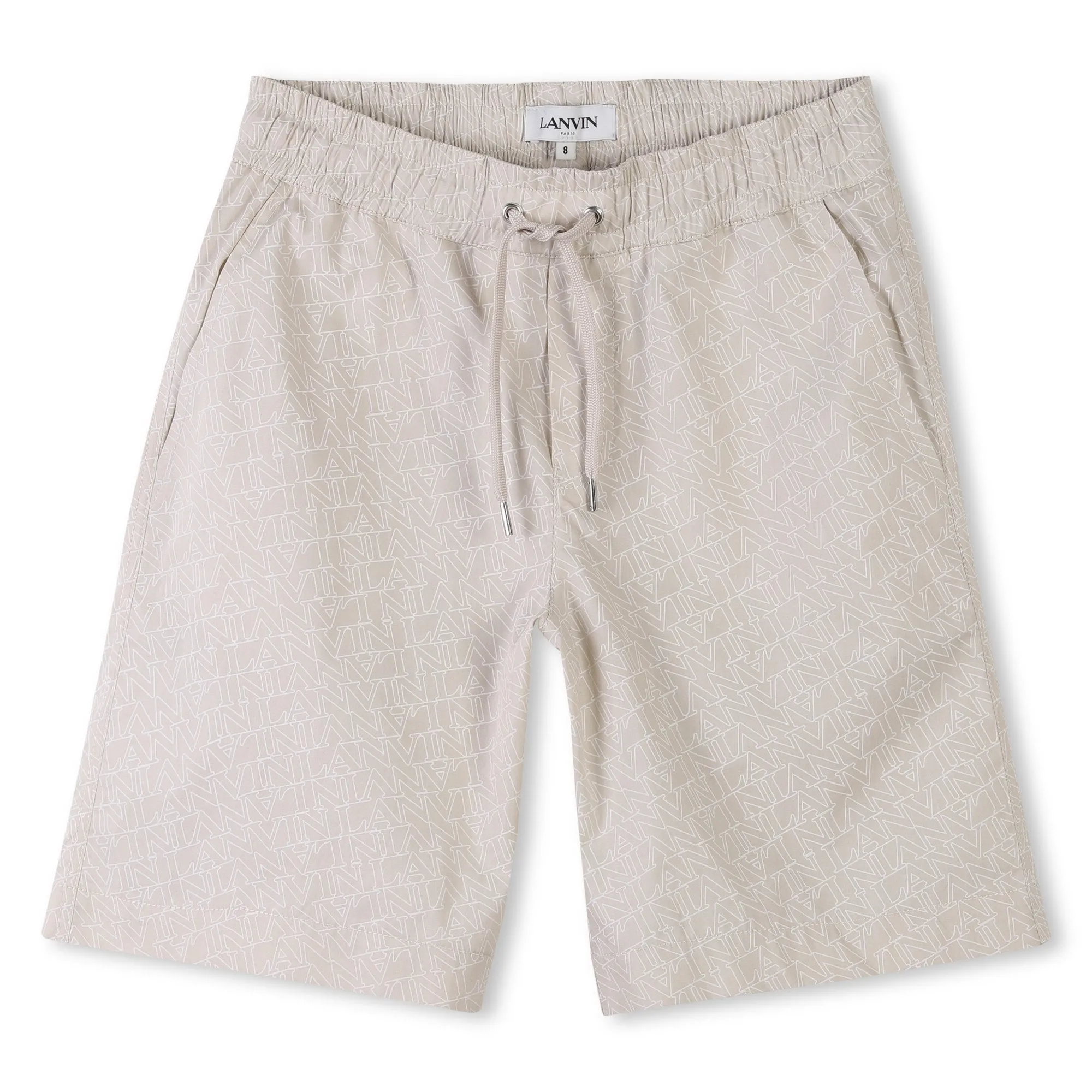 Boys Cream Logo Kurzarm