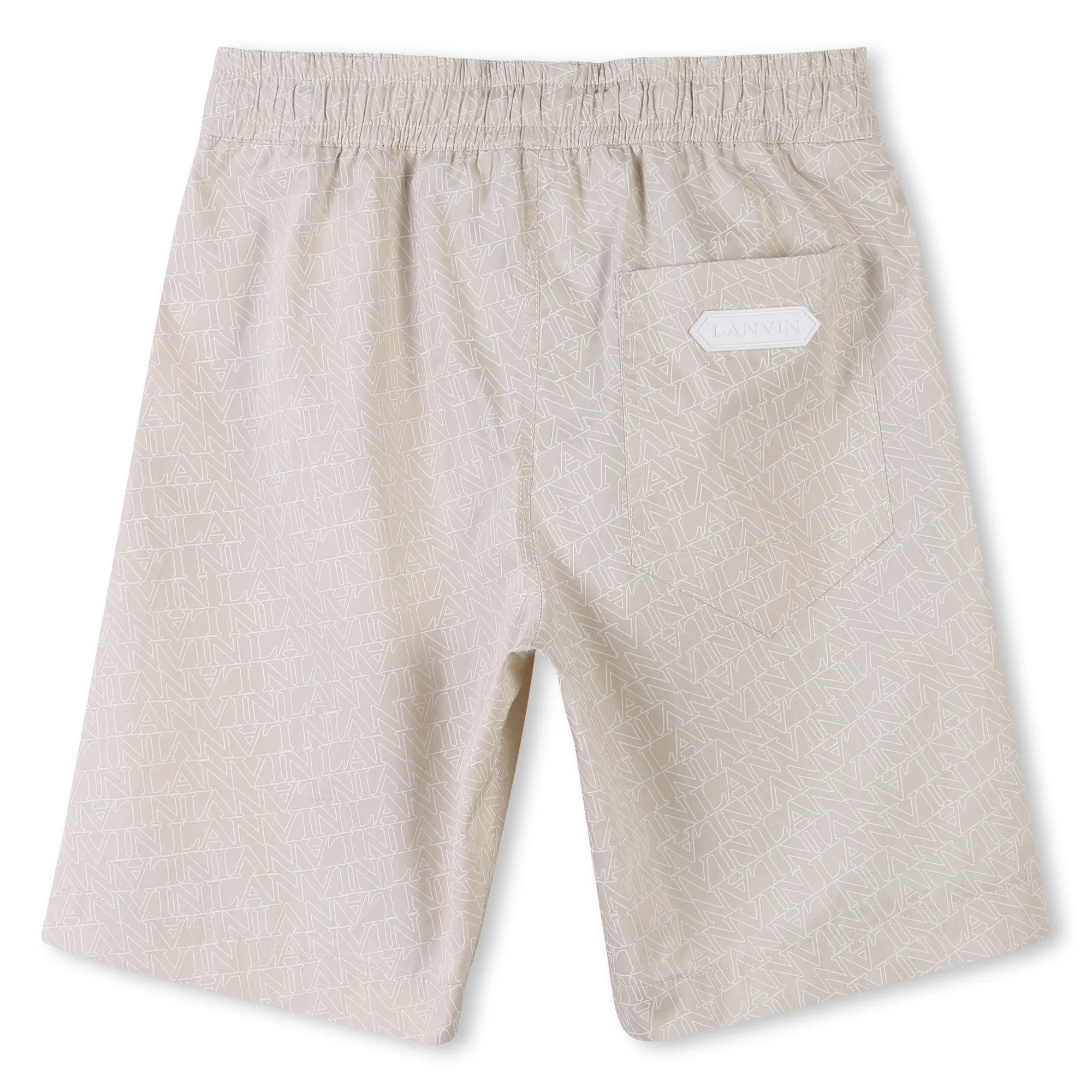 Boys Cream Logo Kurzarm