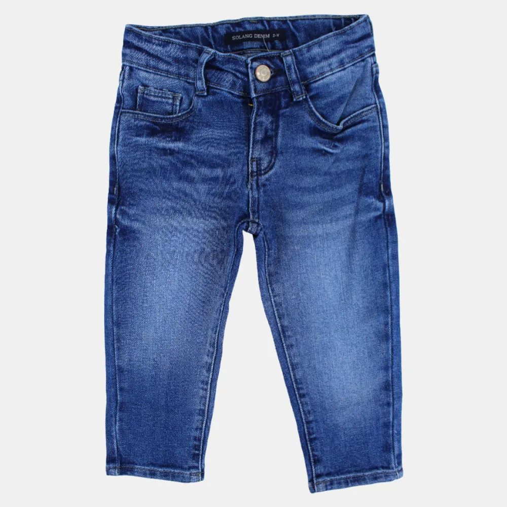 Dunkel gewaschene Jeans für Jungen