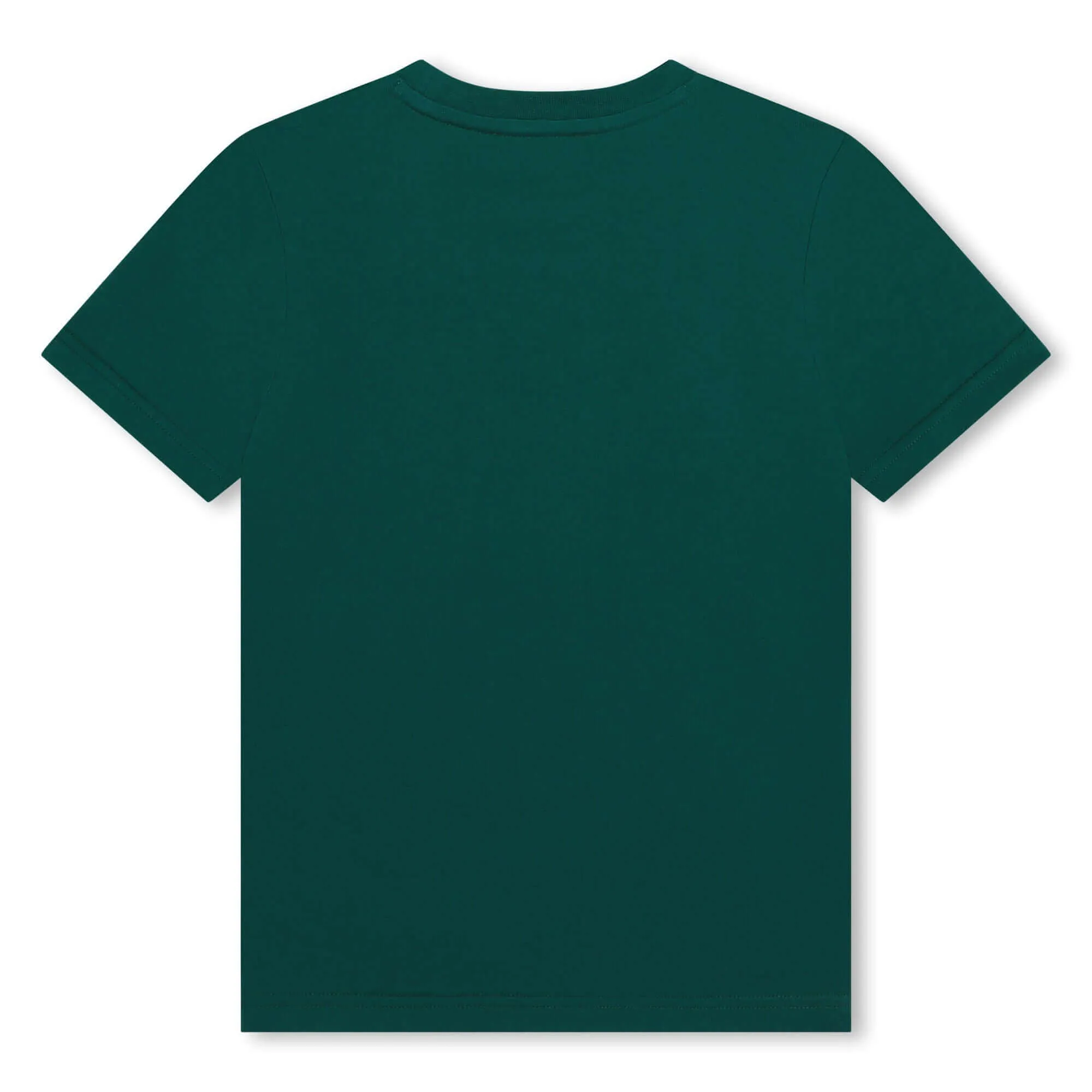 Jungen Grünes Fett Logo Front T-Shirt