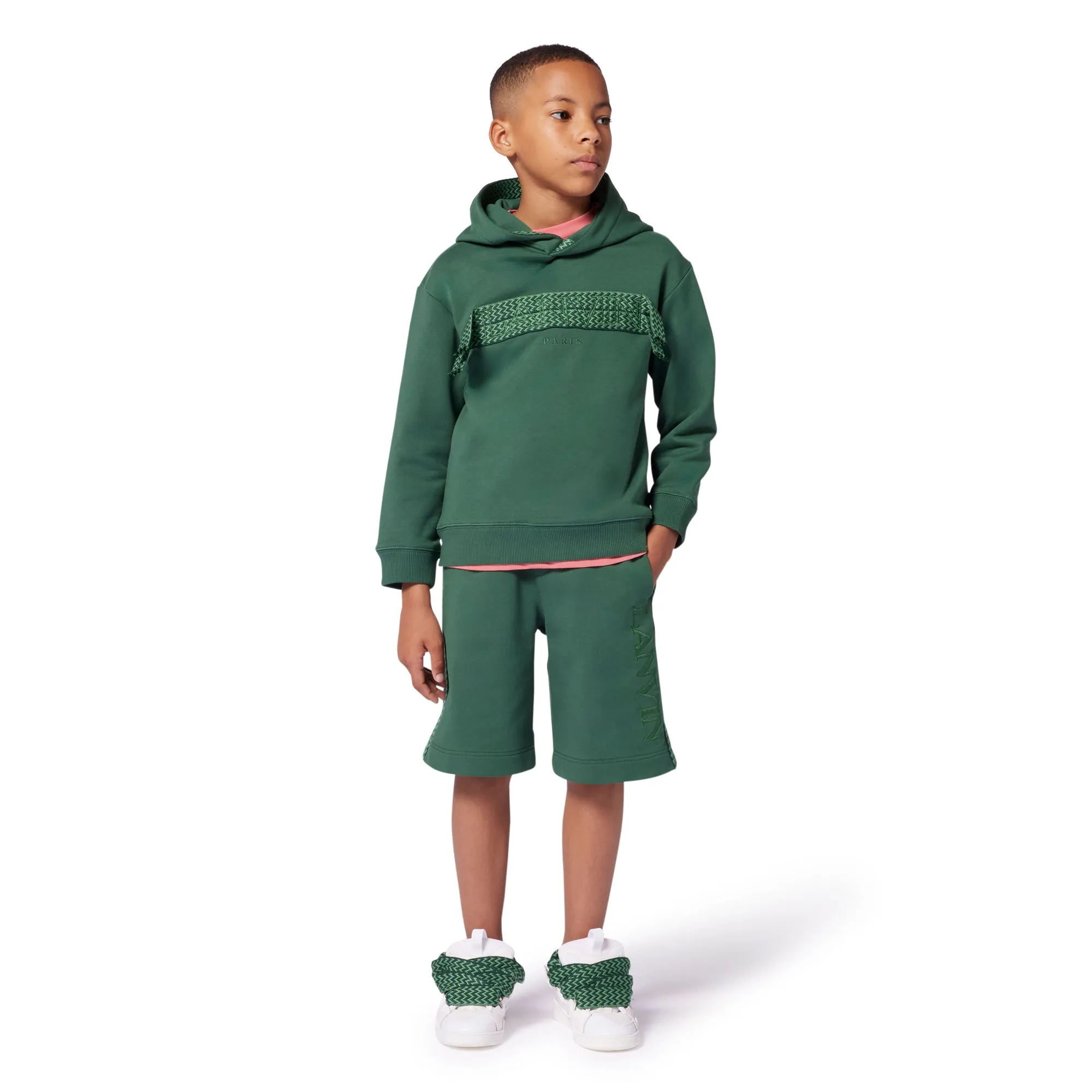 Jungen Grünes Logo Shorts