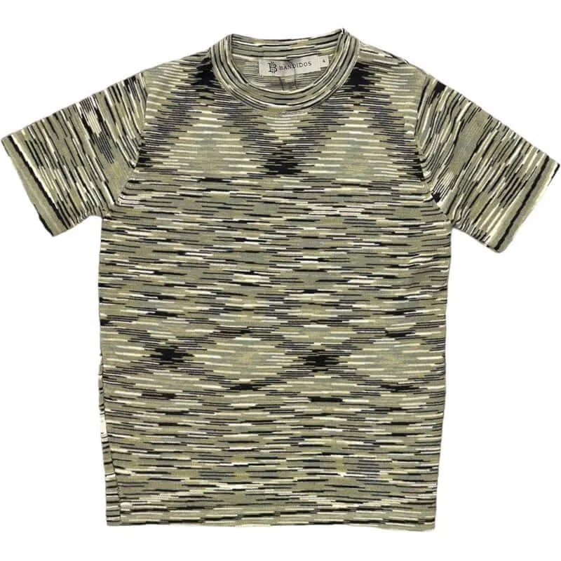 Jungen Grün Space-Dye T-Shirt