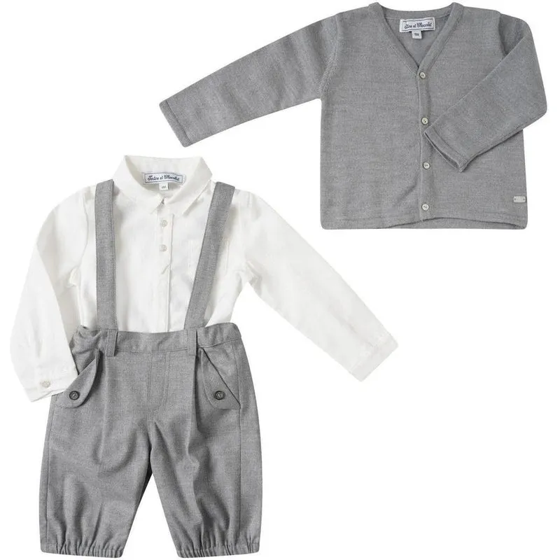 Jungen Graues 3-teiliges Set