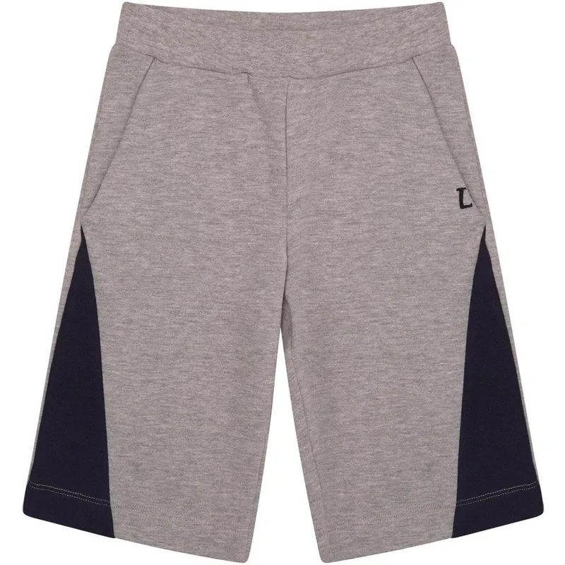 Jungen Bermuda-Shorts in Grau & Blau