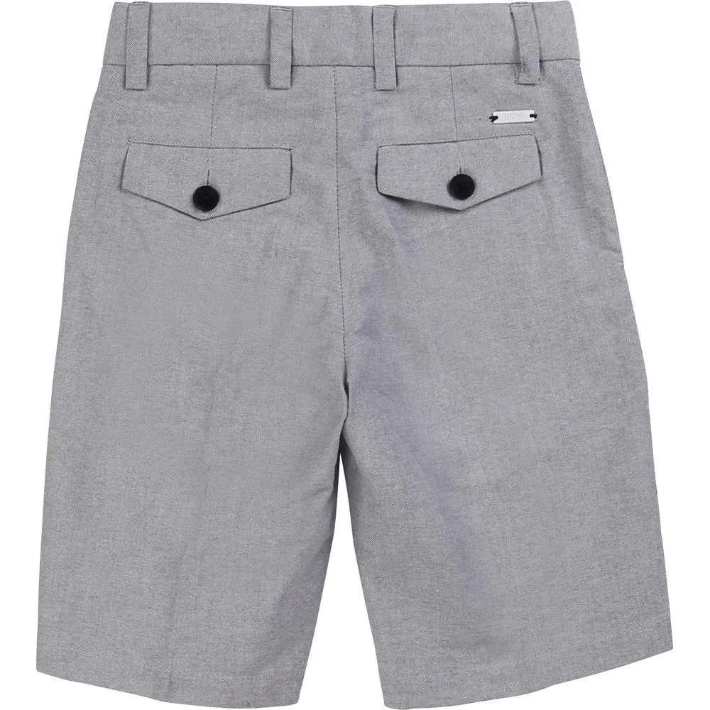 Graue Baumwollshorts für Jungen