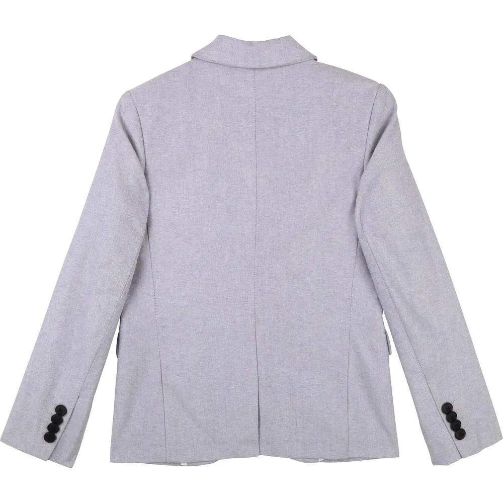 Graue Baumwoll-Jacke für Jungen