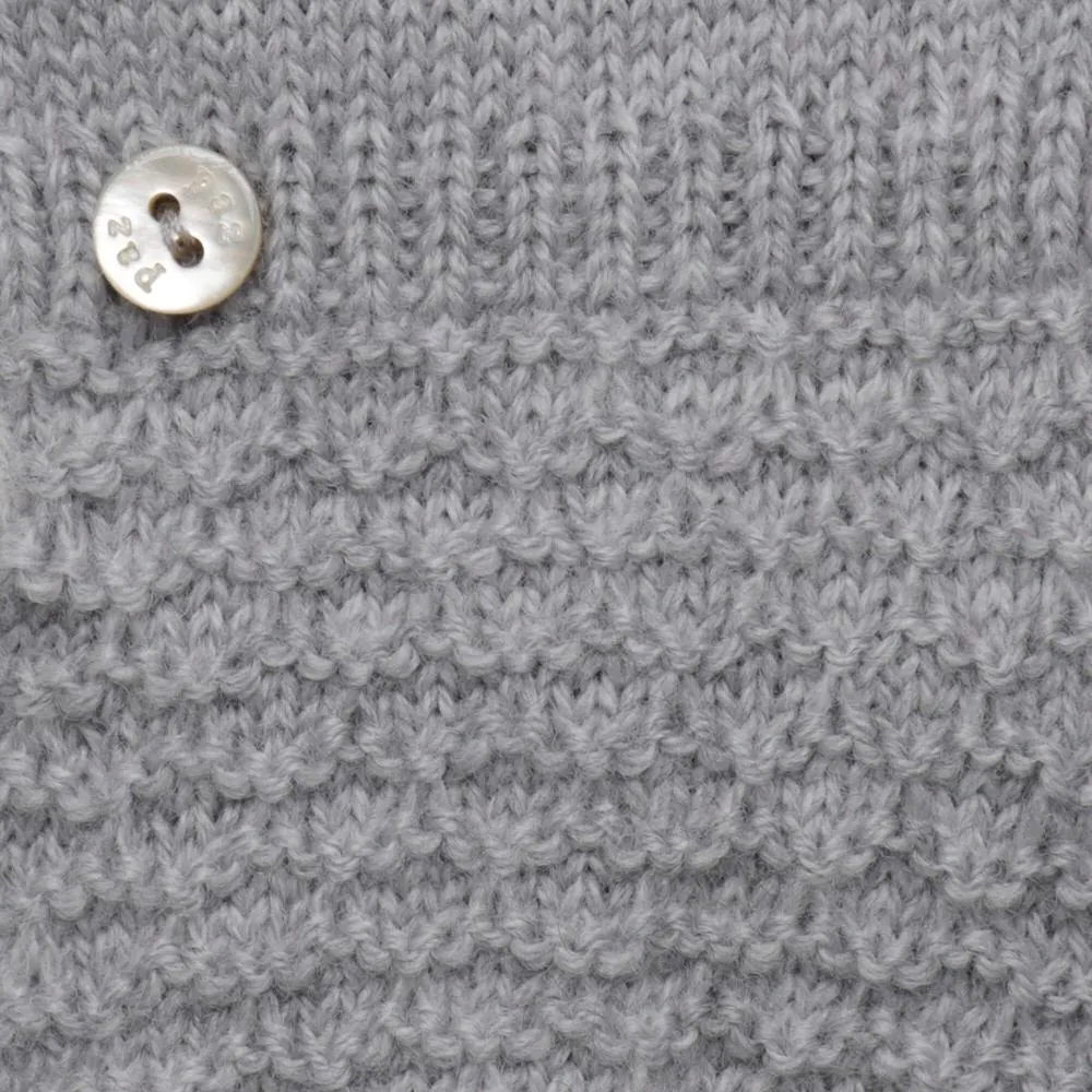 Jungen Grauer 'Duende' Strickpullover und Leggings