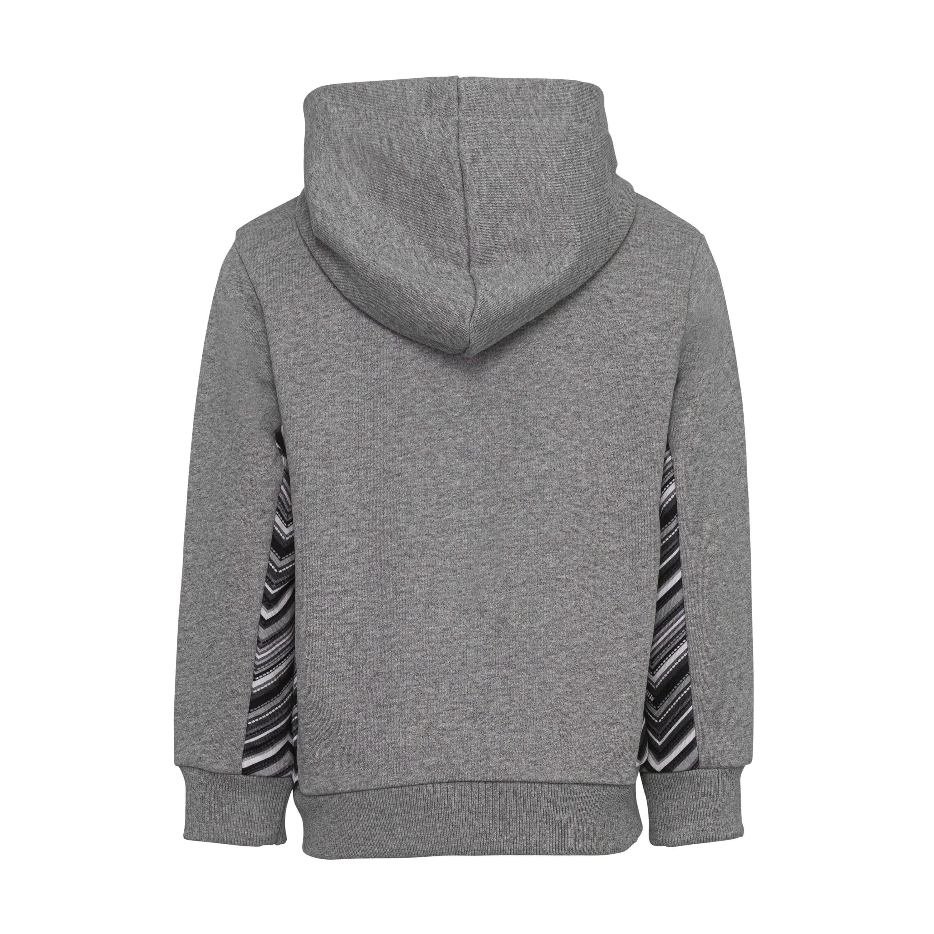 Jungen Grau Logo Hoody