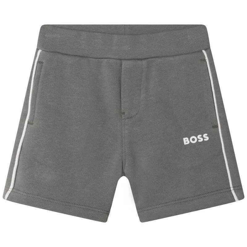 Jungen Graue Logo Shorts