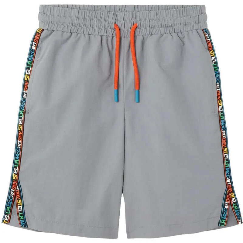 Jungen Graue Logo Sportshorts