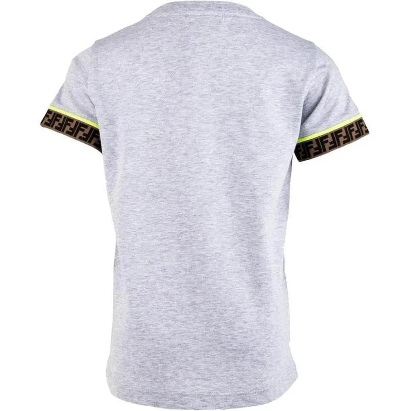 Jungen Grau Logo T-Shirt