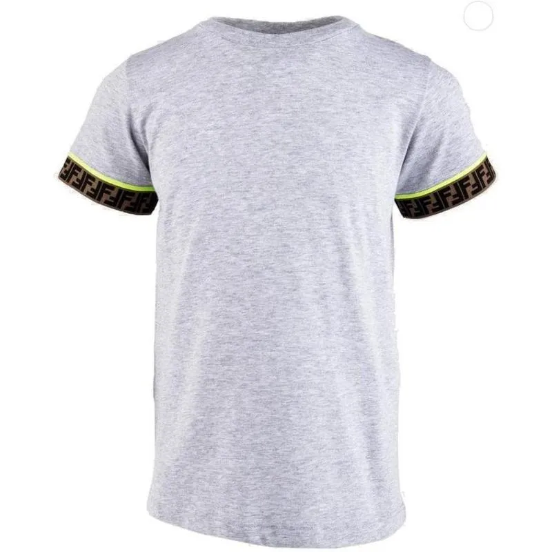 Jungen Grau Logo T-Shirt