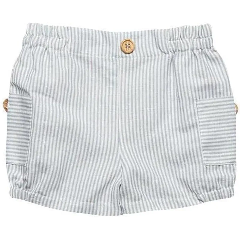 Jungen Graue Streifen Shorts