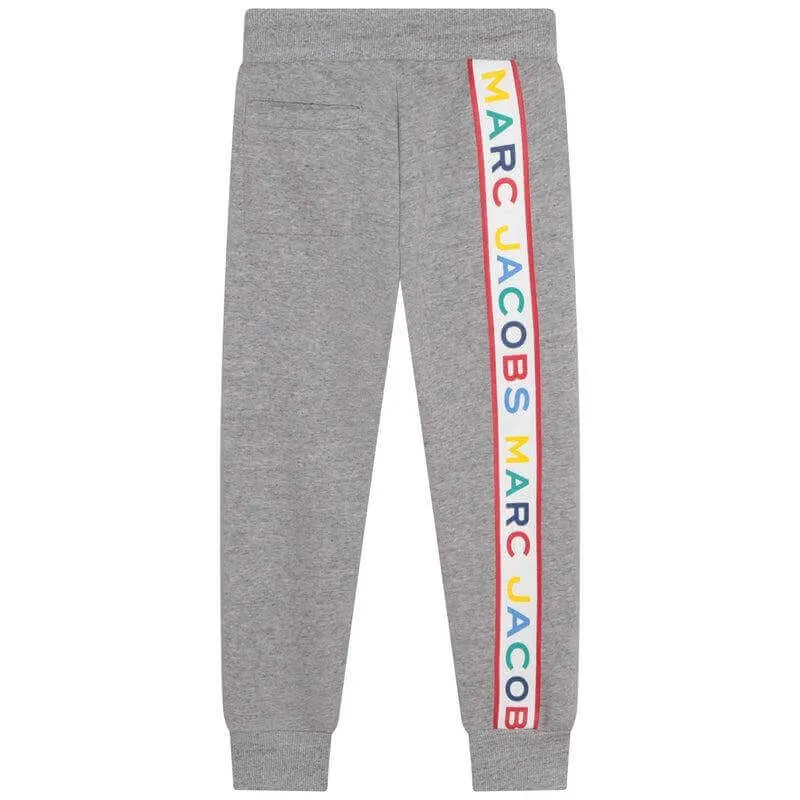 Jogginghosen für Jungen in Grau mit vertikalem Logo