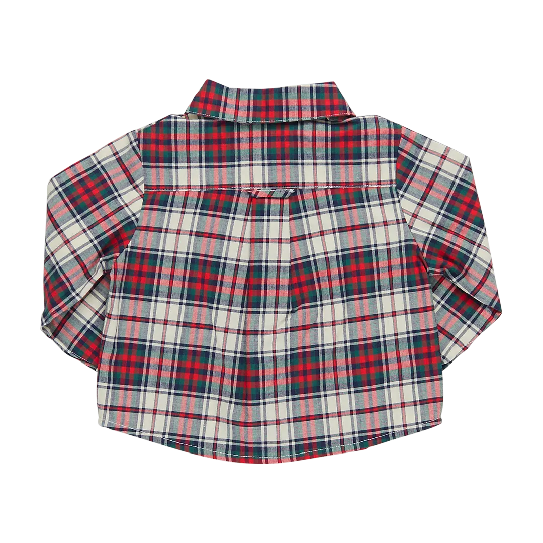 Jungen Jacke Hemd - Holly Tartan von Pink Chicken - ENDVerkauf