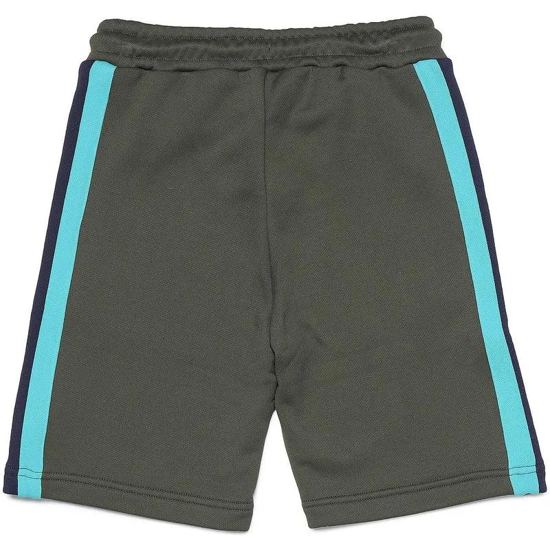 Jungen Khaki Logo Shorts
