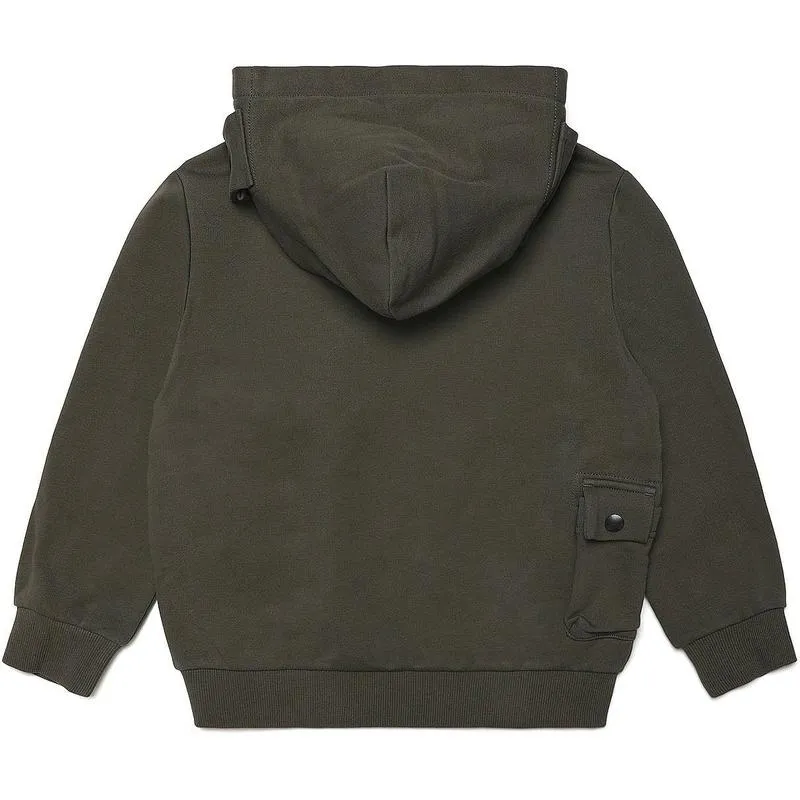 Jungen Khaki Serpock Kapuzenpullover