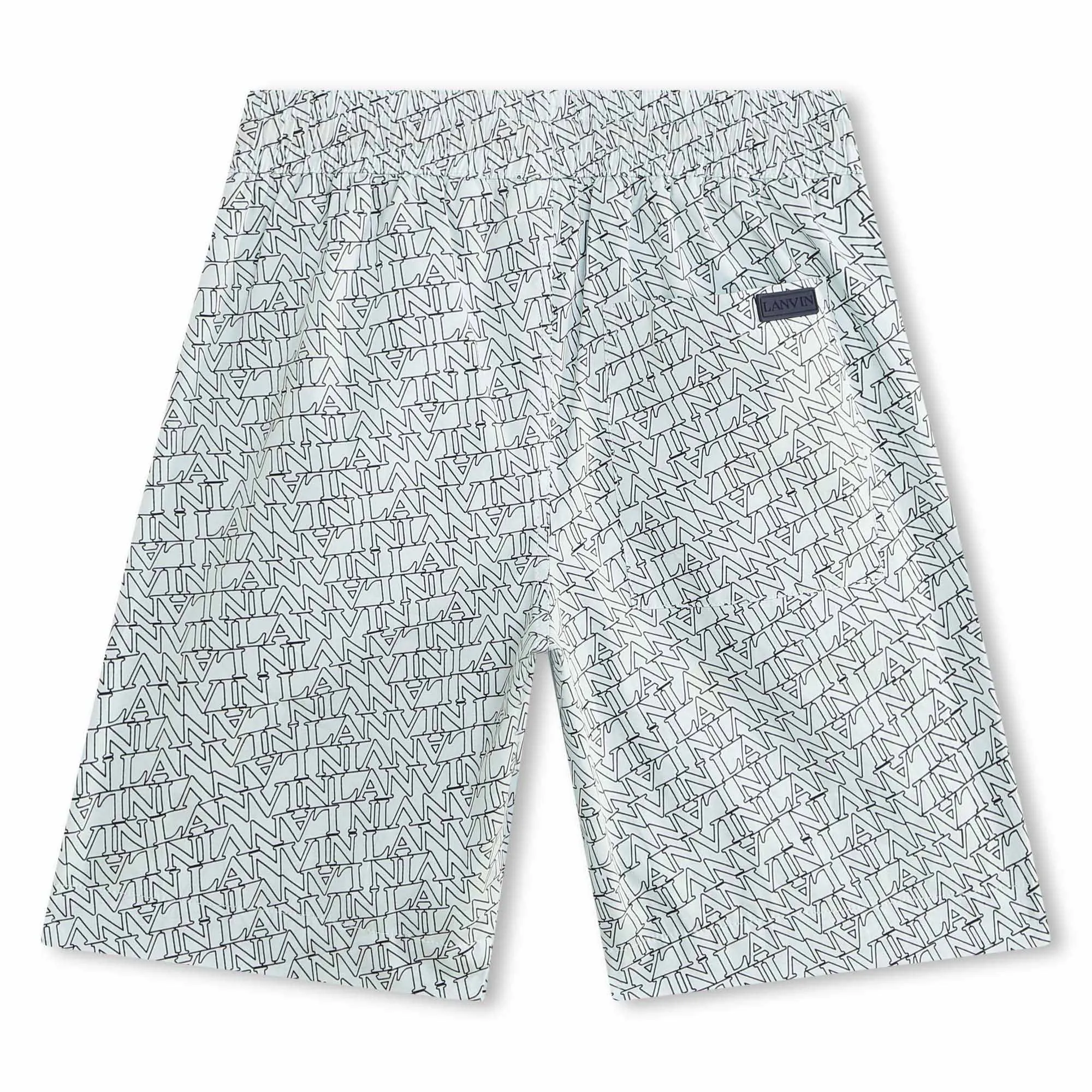Jungen Logo Muster Shorts