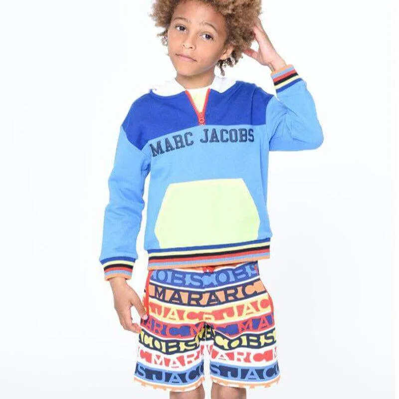 Jungen Mehrfarbige Logo Shorts
