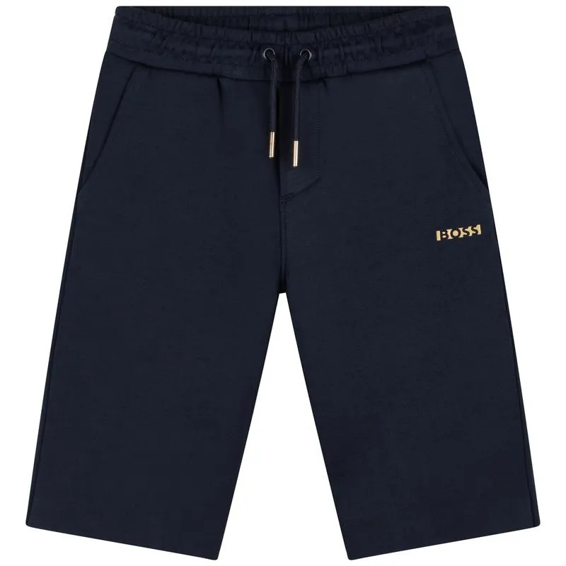 Jungen Navy Bermuda-Shorts