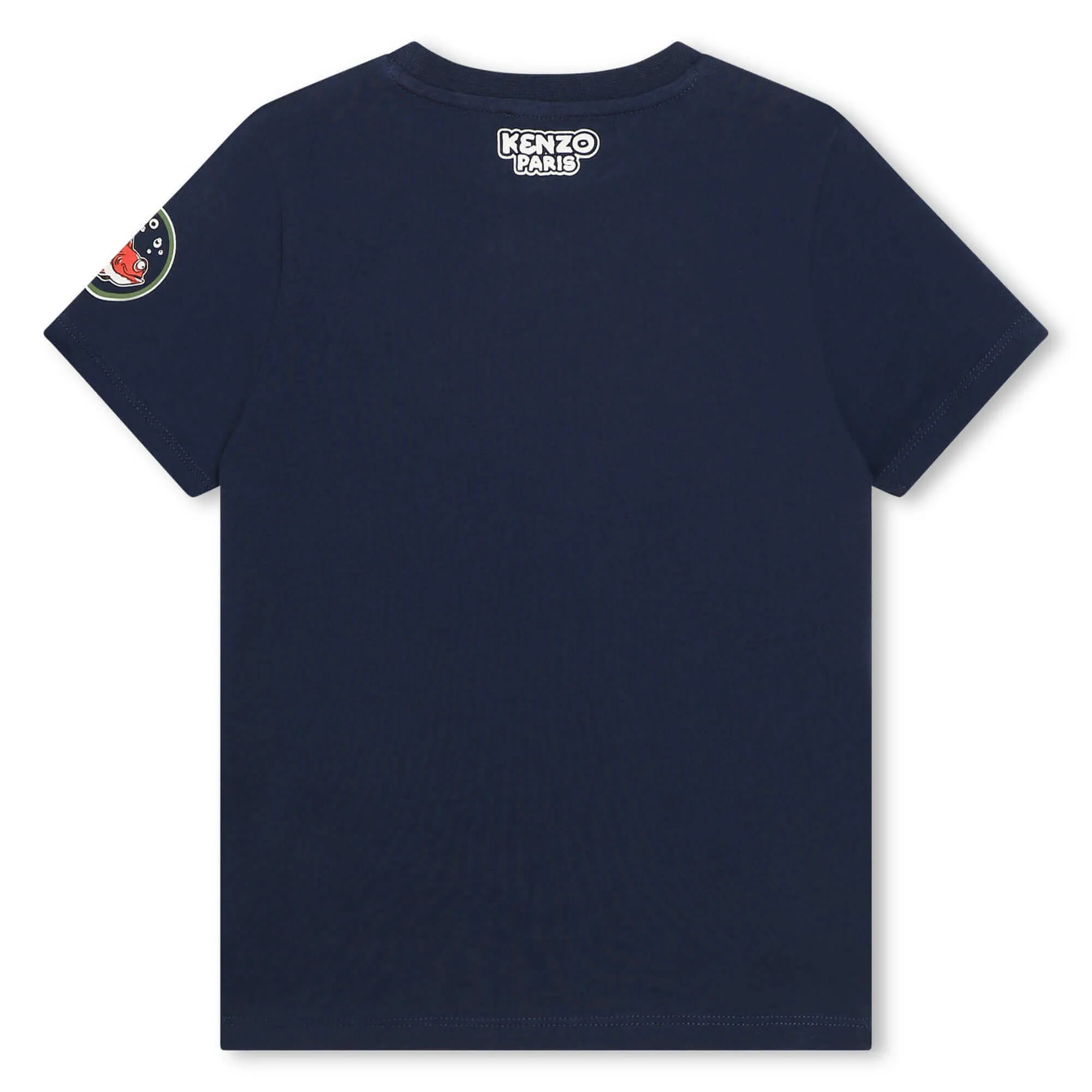 Jungen Navy Flag Patch T-Shirt
