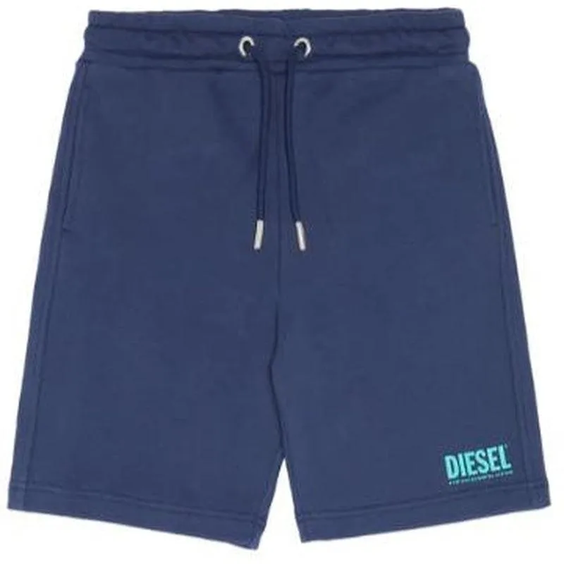 Jungen Navy Fleece Logo Shorts
