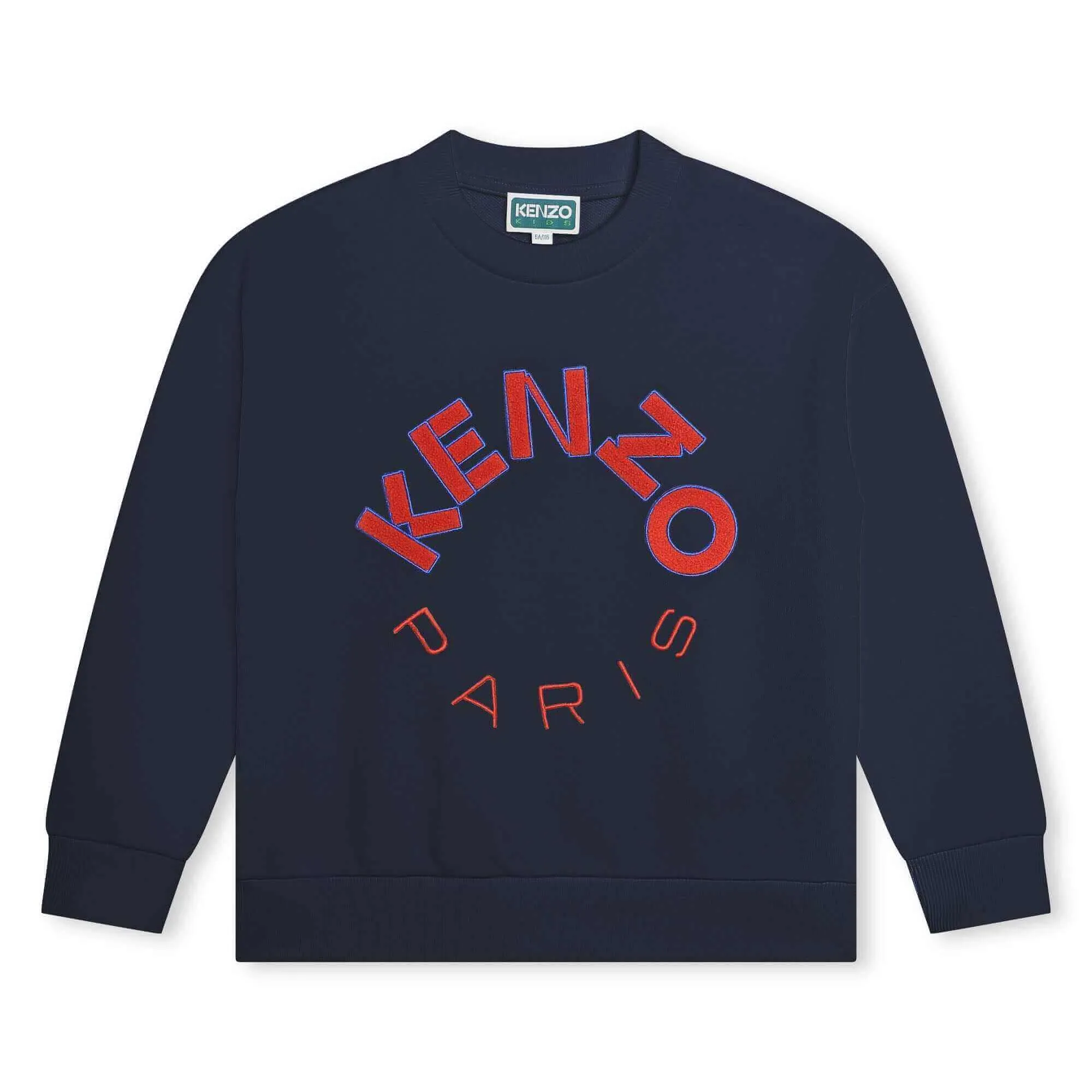 Jungen Navy Kenzo Paris Logo Sweatshirt
