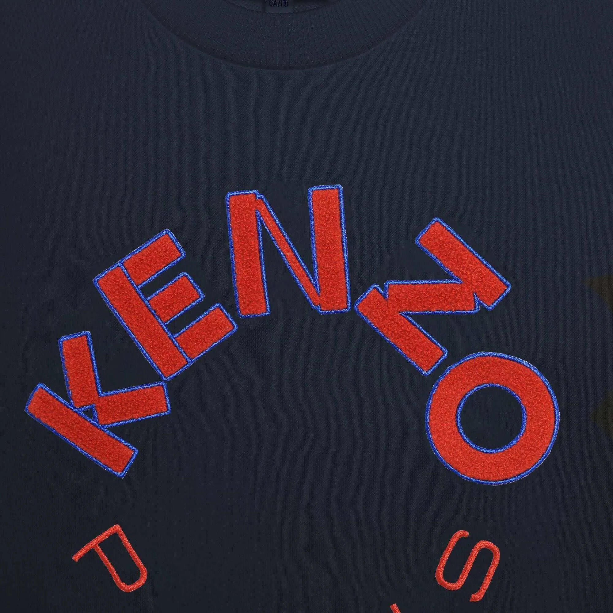 Jungen Navy Kenzo Paris Logo Sweatshirt