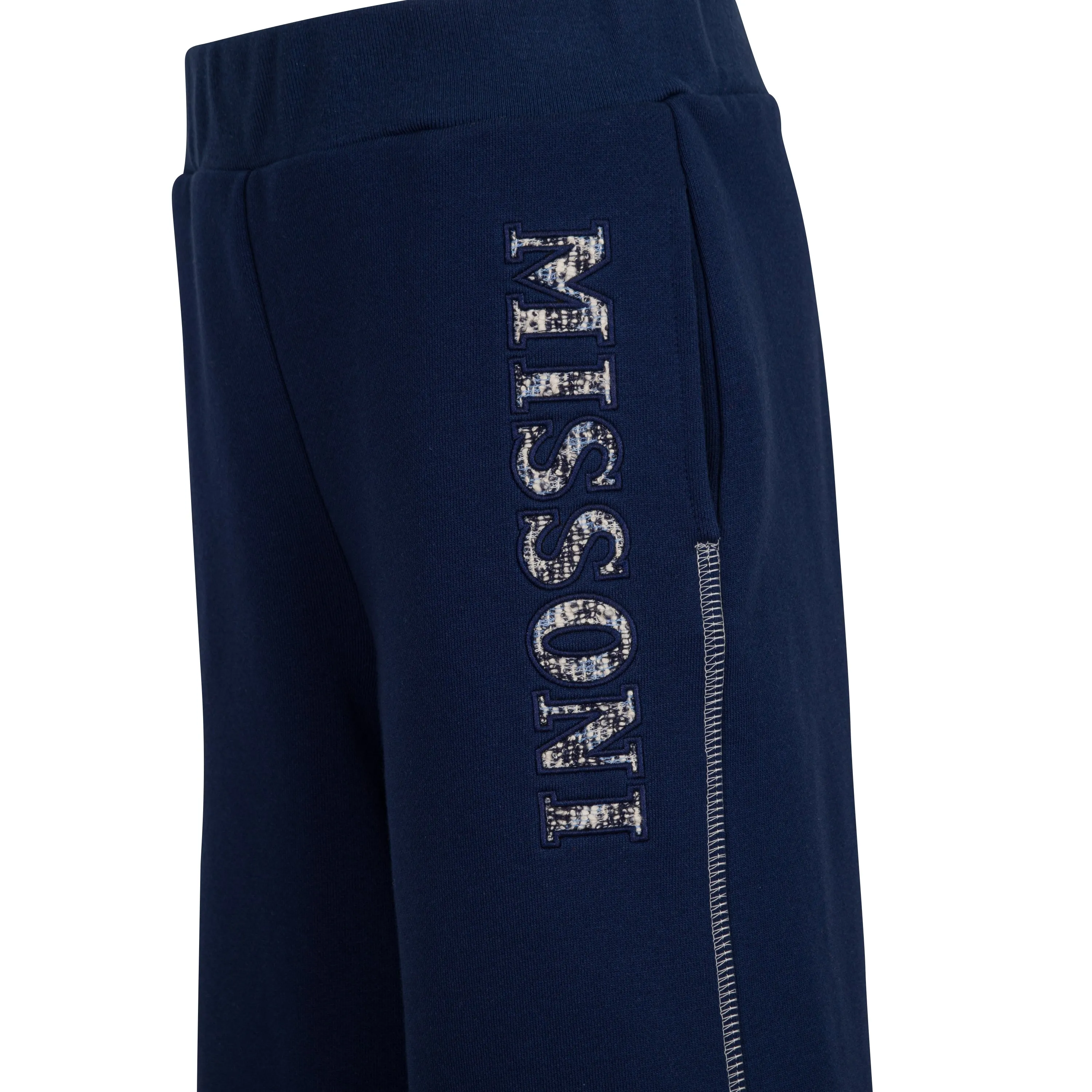 Jungen Navy Logo Jersey Shorts