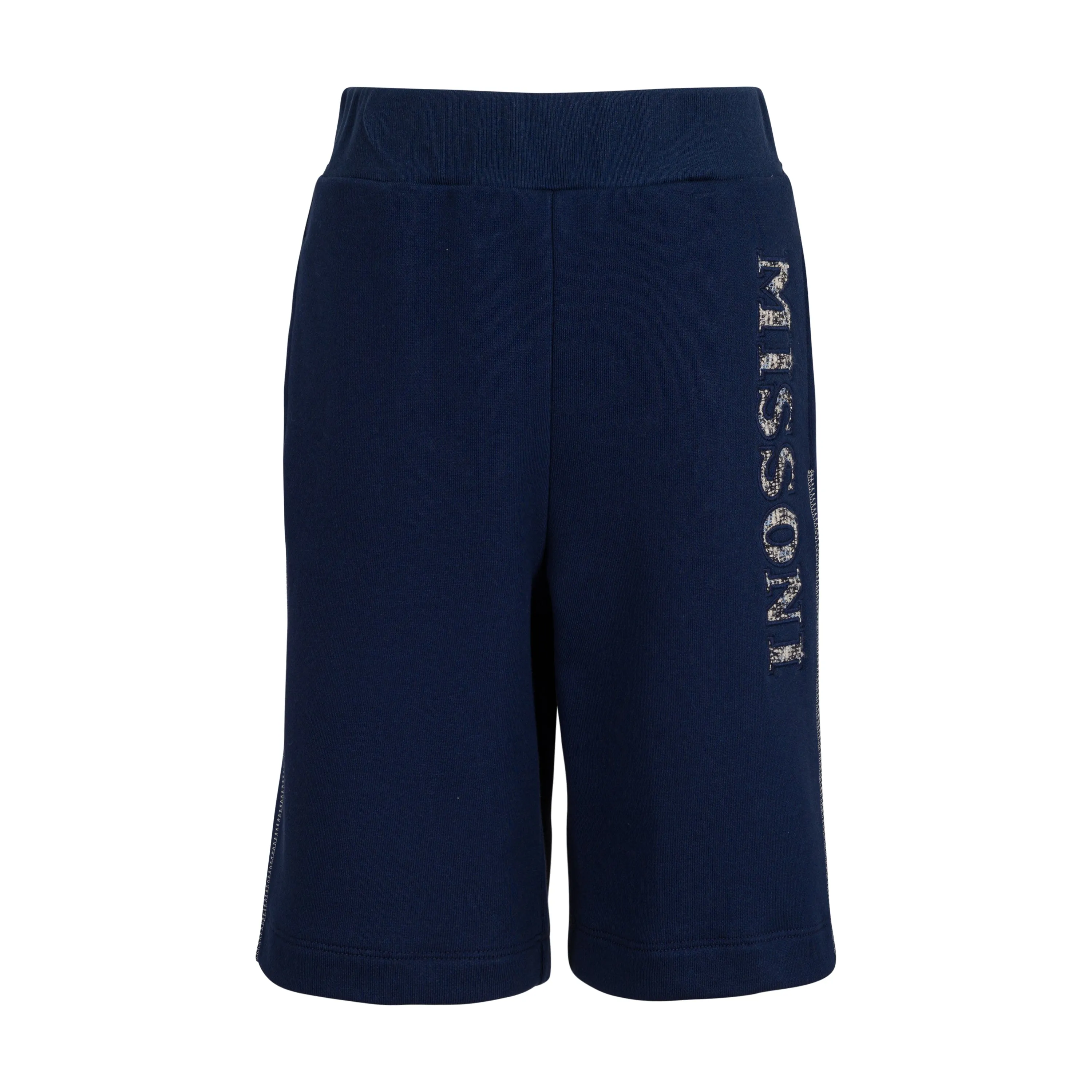 Jungen Navy Logo Jersey Shorts