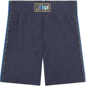 Boys Navy Logo Shorts