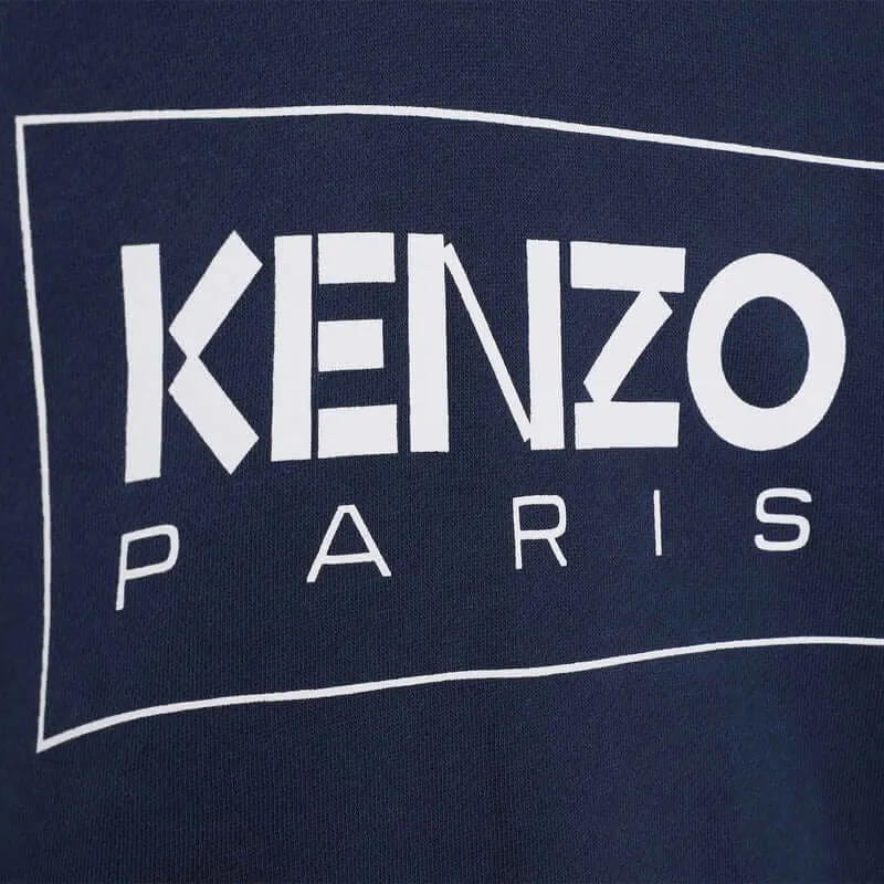 Jungen Navy Logo Sweatshirt