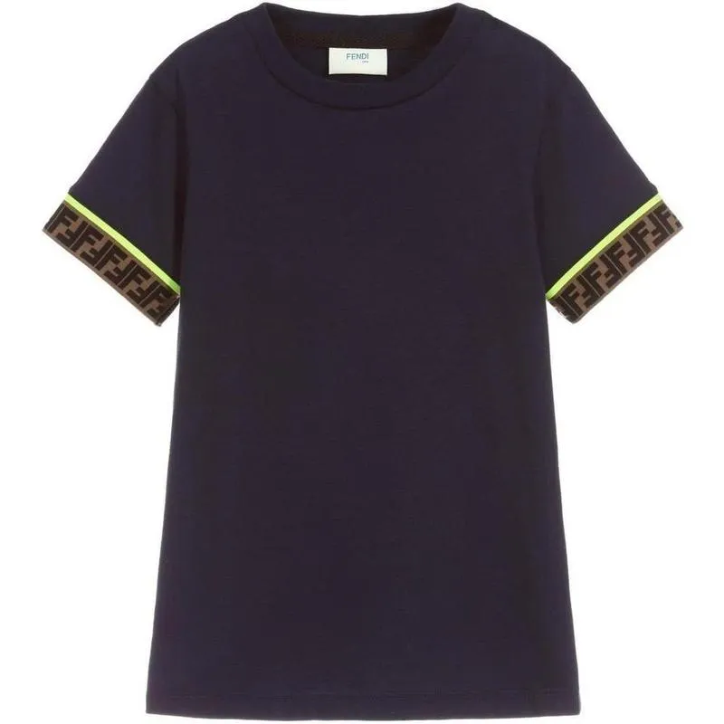 Jungen Navy Logo T-Shirt
