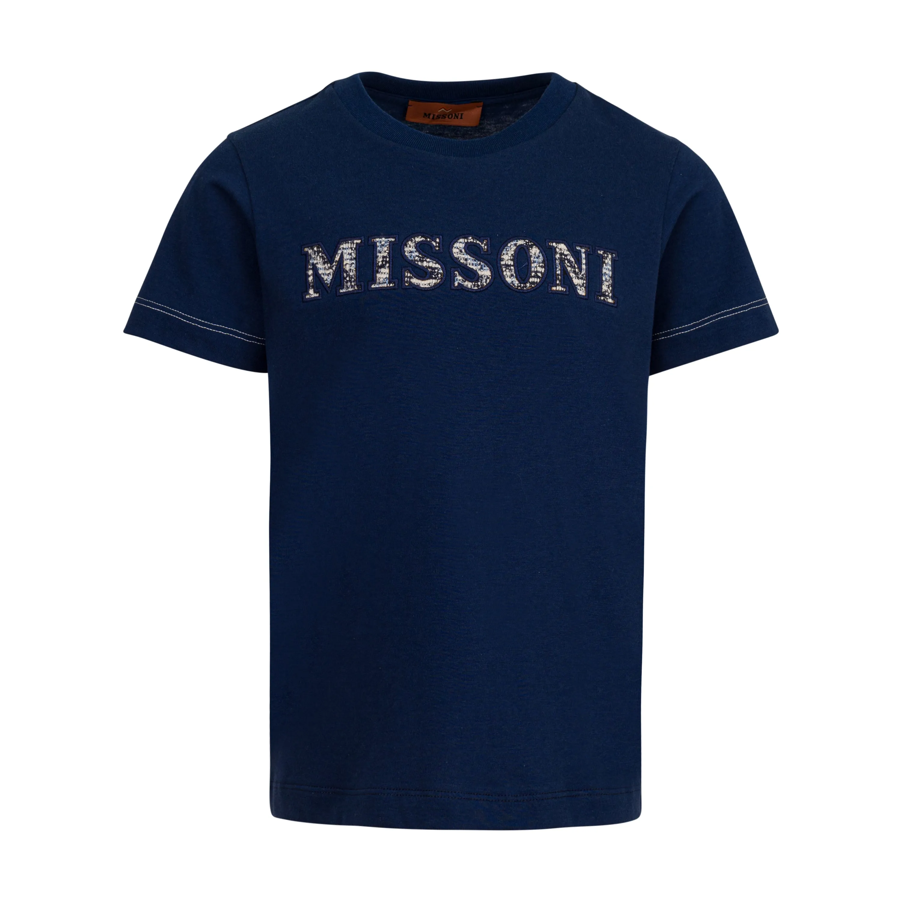 Jungen Navy Logo T-Shirt