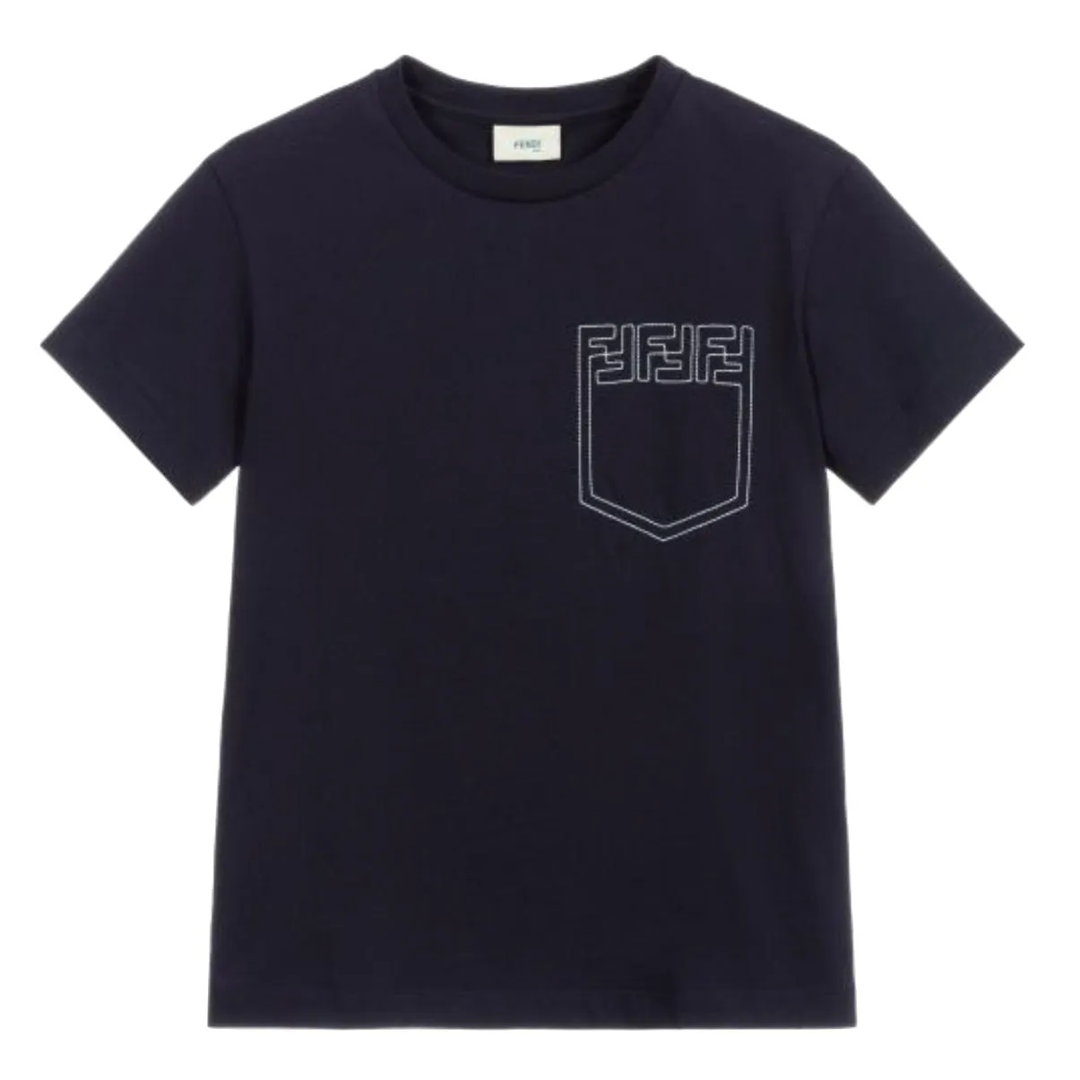 Jungen Navy Logo T-Shirt