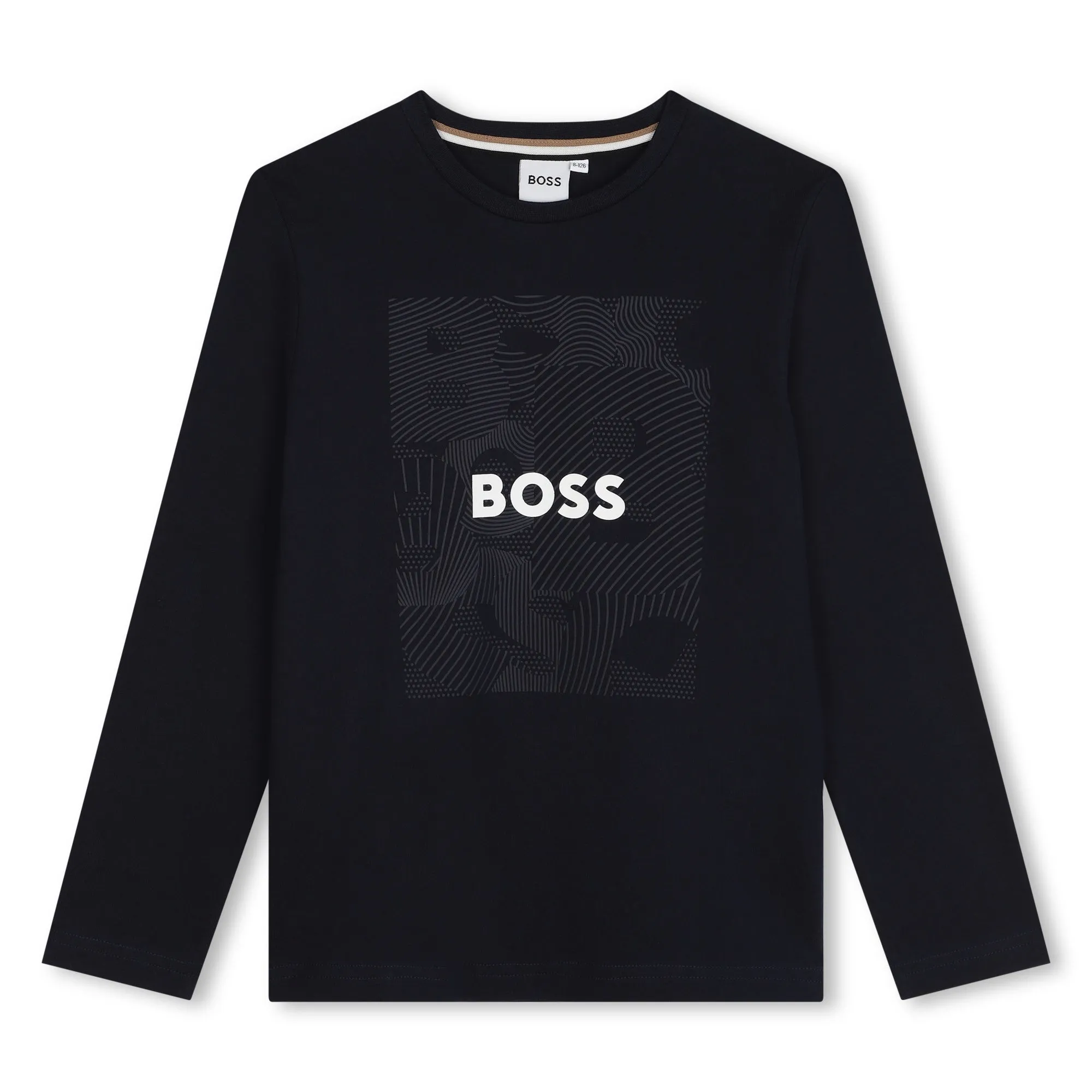 Jungen Navy Langarm T-Shirt