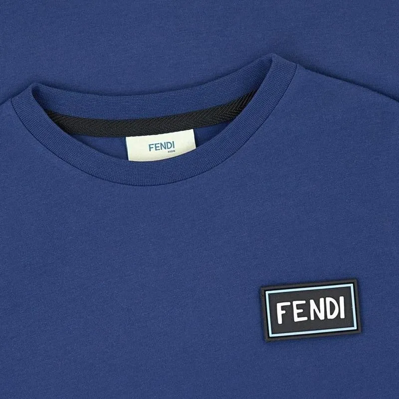 Jungen Navy Langarm T-Shirt
