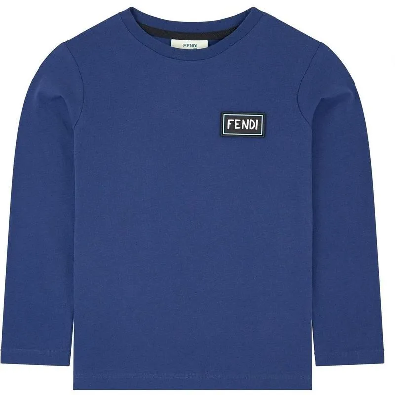 Jungen Navy Langarm T-Shirt