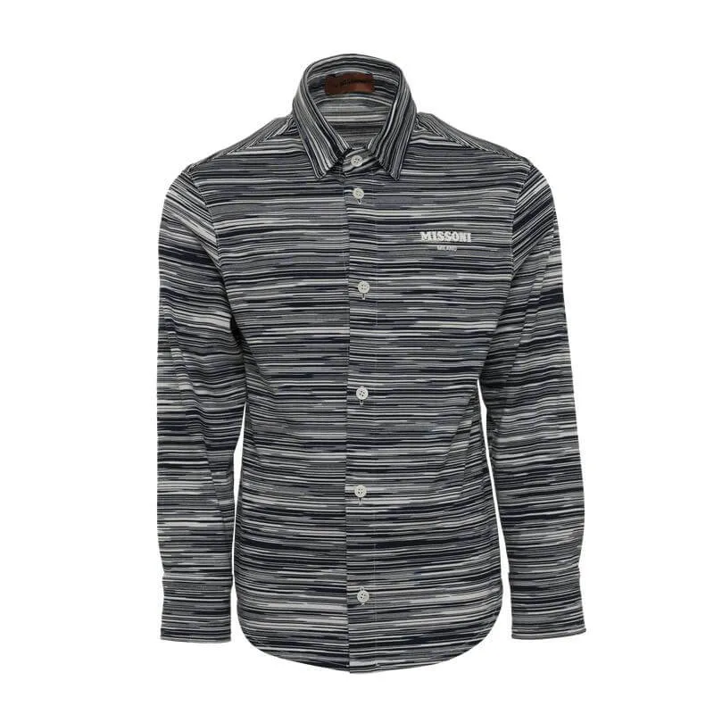 Jungen Navy Streifen Polo Shirt