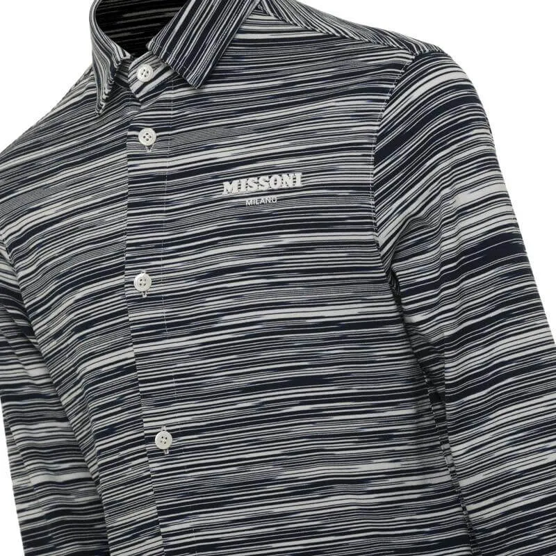 Jungen Navy Streifen Polo Shirt