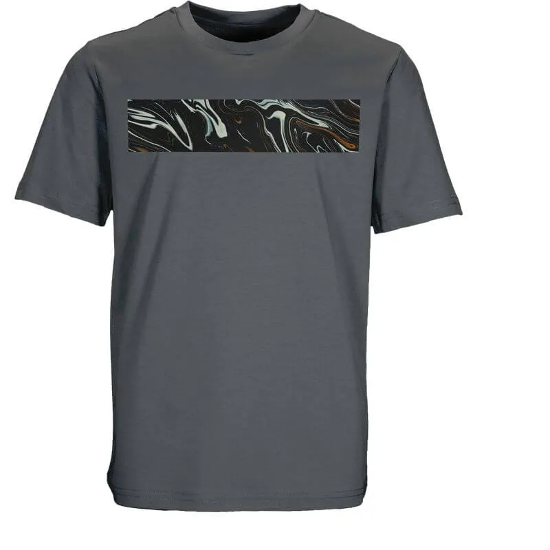 Jungen Öl Schwarz Balken T-Shirt