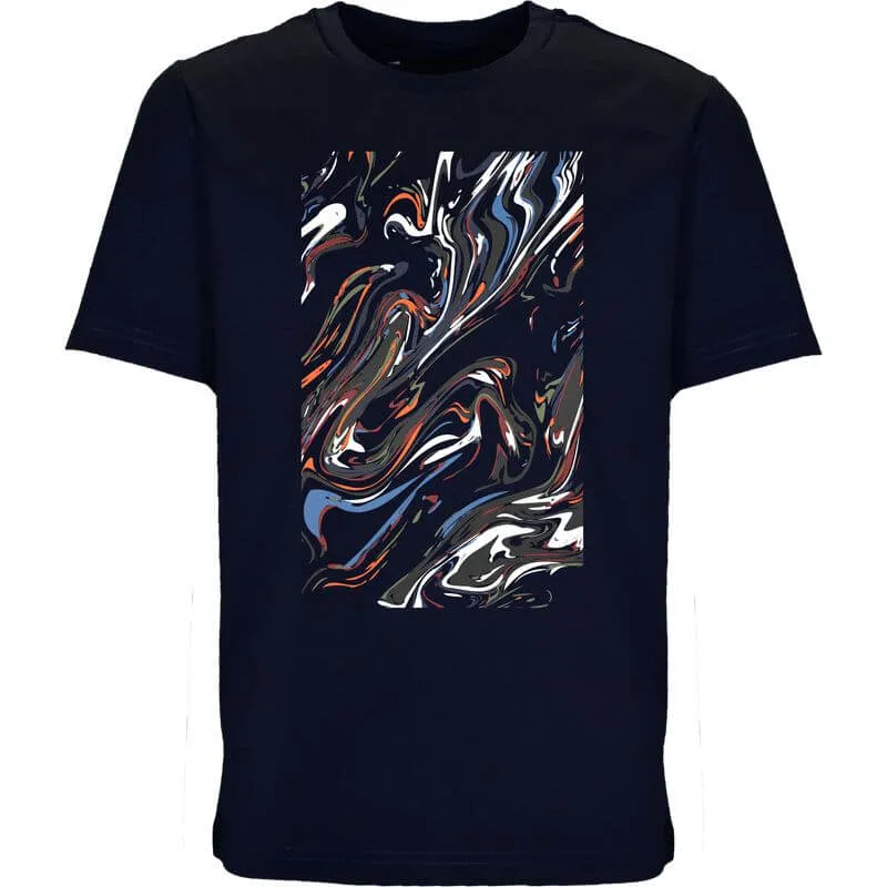 Jungen Öl Navy Rahmen T-Shirt