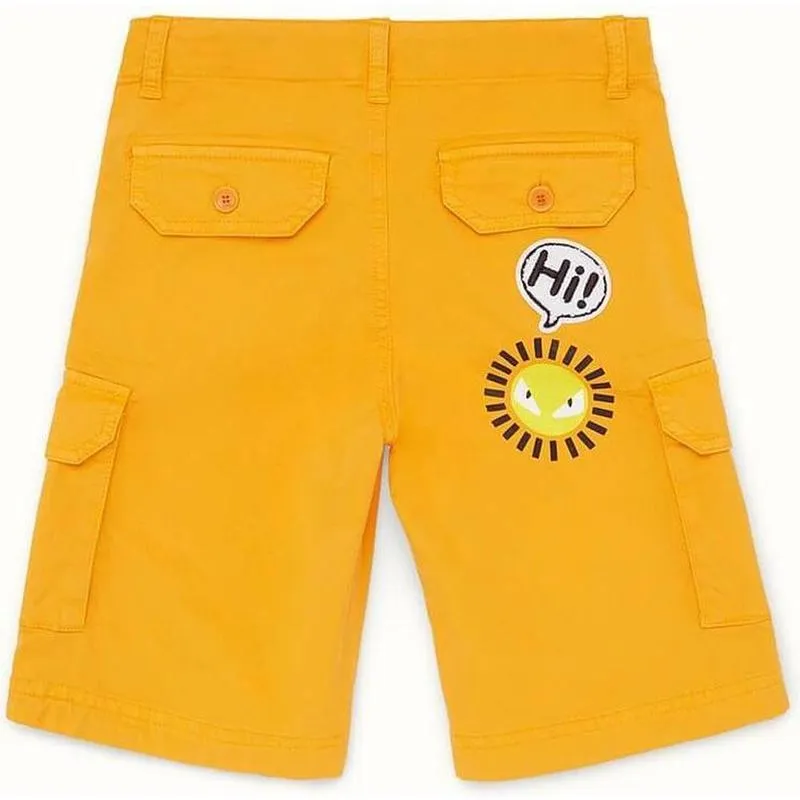 Jungen Orange Comic Kurz