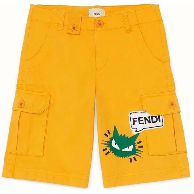 Jungen Orange Comic Kurz