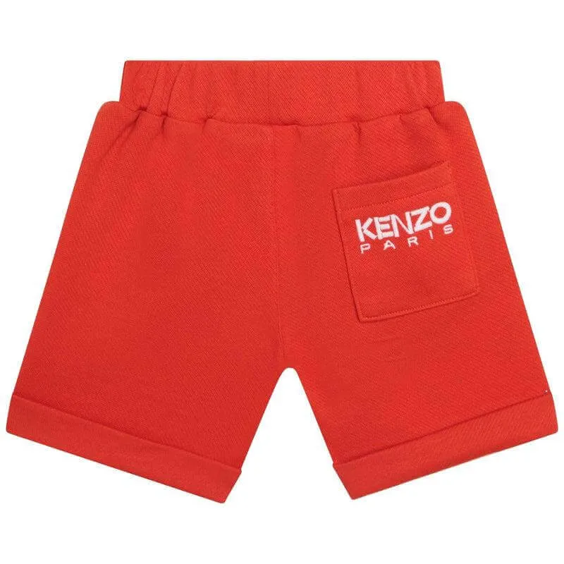 Jungen Orange Trikot Shorts