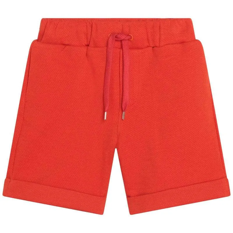 Jungen Orange Trikot Shorts
