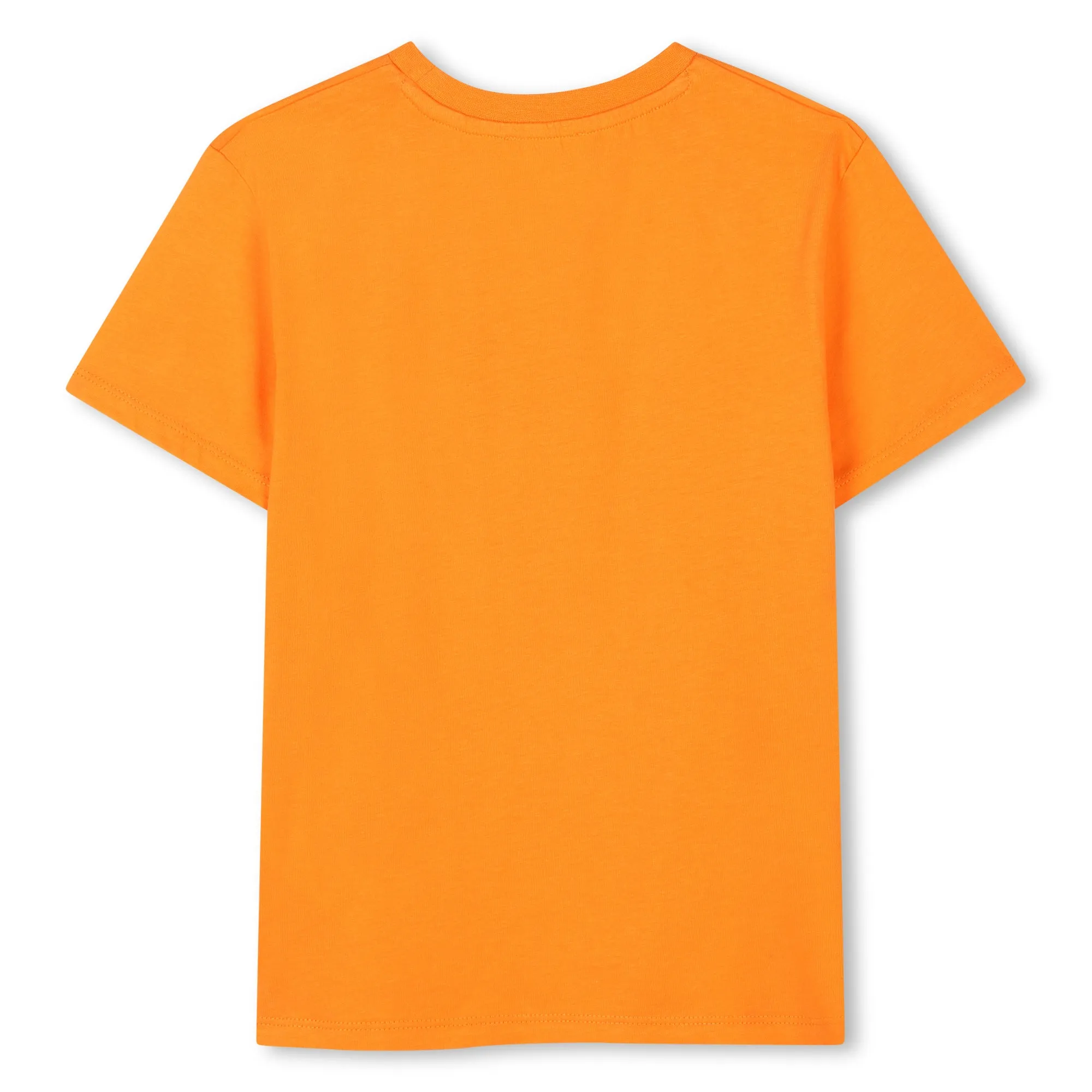 Jungen T-Shirt mit orangefarbenem Logo