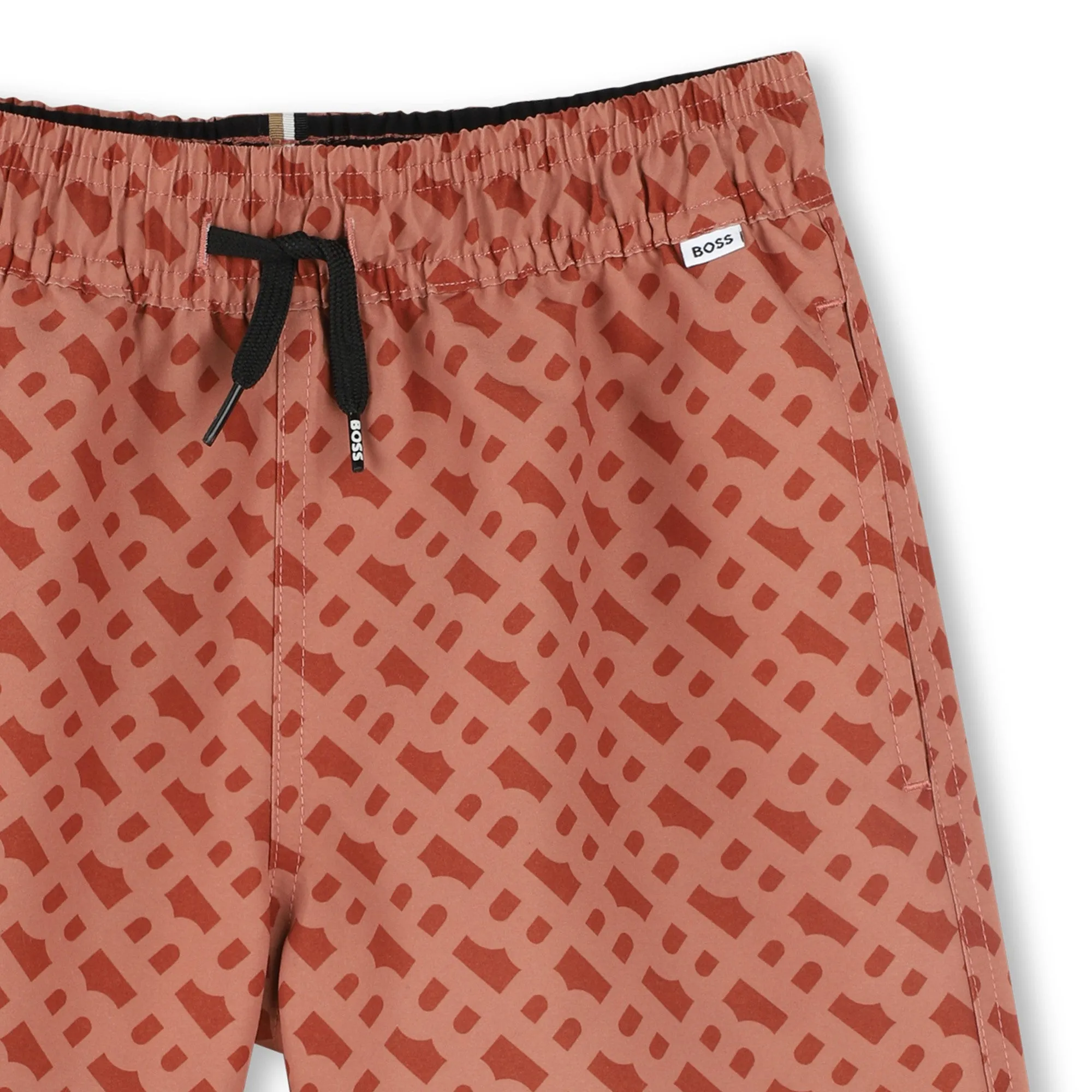 Jungen Badehorts in Orange